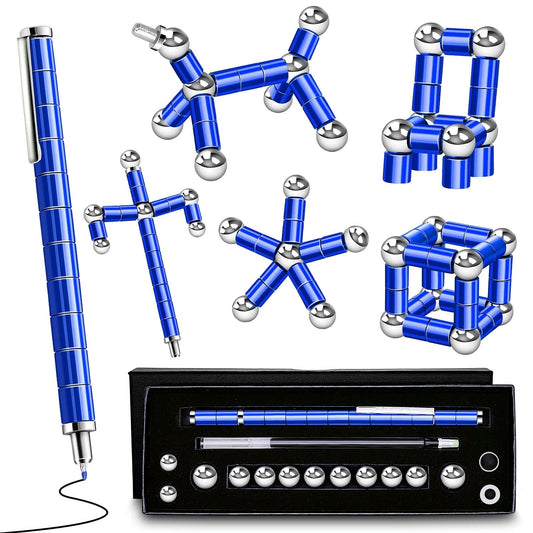 Magnetic Fidget Pen Gifts for Teens - Birthday Gifts for Men,Father, Adults, Office Desk Accessories ADHD Anxiety Relief Desk Toys for Office Workers Cool Gadget Stuff for 14 15 16 17 18 Year Old Boy