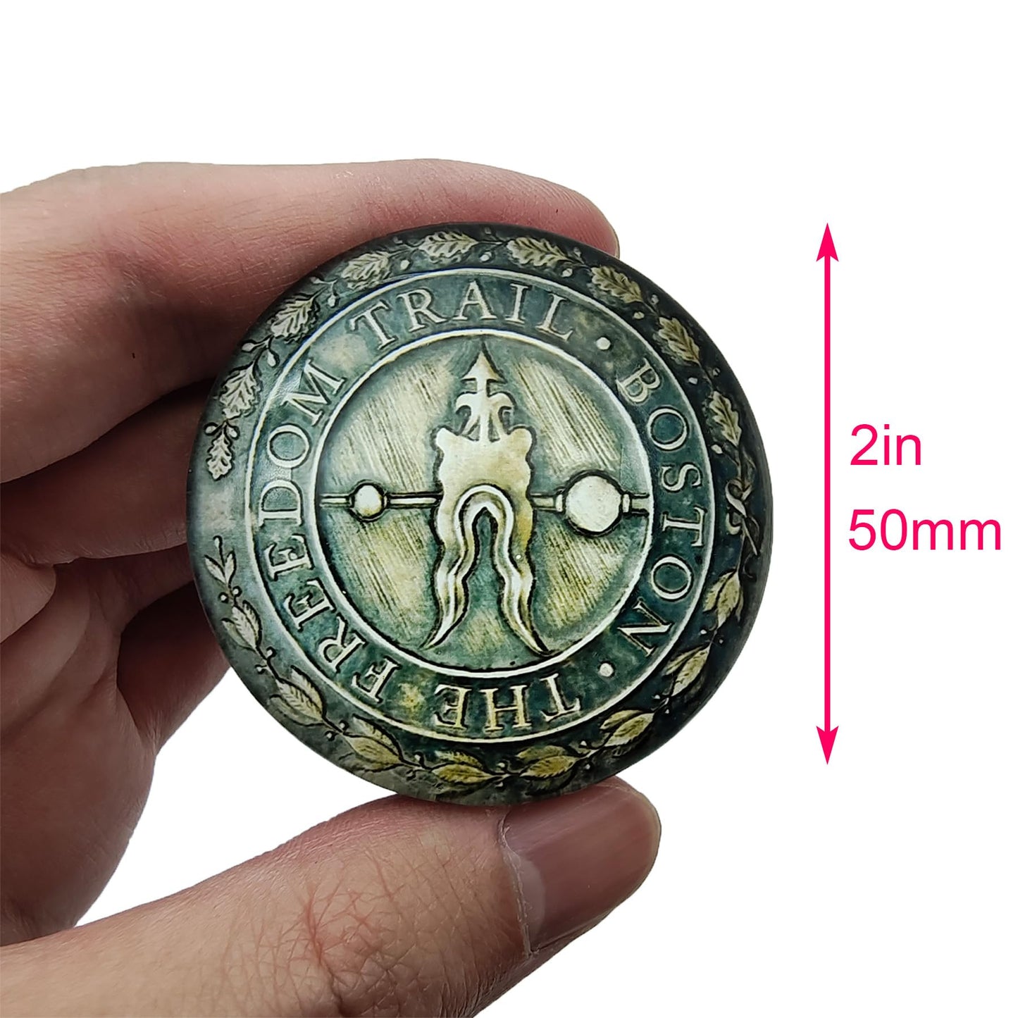 Massachusetts Boston Freedom Trail Fridge Magnet Sticker 3D Crystal Glass Refrigerator Magnets Boston City Travel Collectible Souvenir Gifts Fridge Decoration