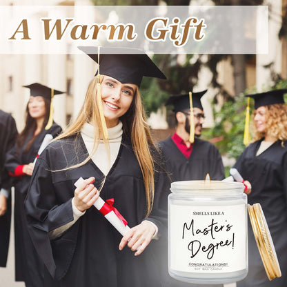 Masters Degree Graduation Gifts, Masters Graduation Candle for Her Him, Grad Gift for Women Men, Graduate Presents for Masterate Class of 2026, Lavender Scented