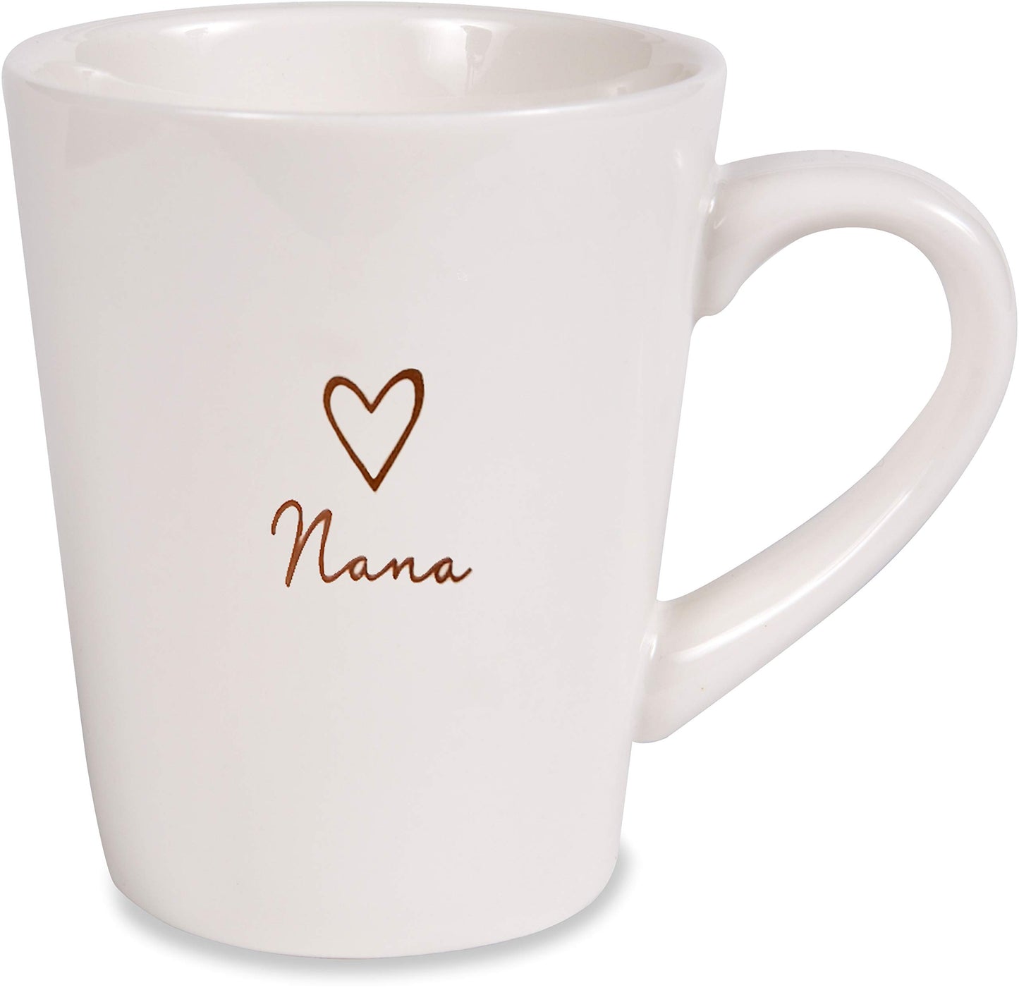 Pavilion Gift Company Nana Cup, 1 Count (Pack of 1), Cream, Ceramic, 15oz