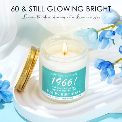 60th Birthday Gifts for Women 60 Year Old Birthday Gifts for Women Cool Fabulous Gift Ideas for Woman in Their 60s Funny 1966 Gift for 60 Year Old Woman Happy 60th Bday Decorations with Tumbler Bag