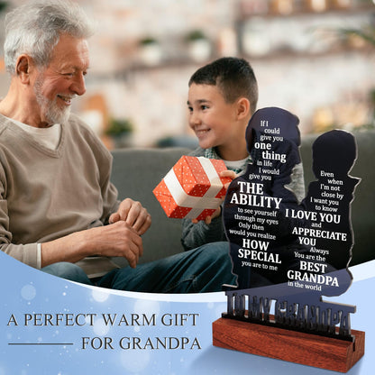Christmas Grandpa Gifts, Valentines Day Gift for Grandpa, Grandpa Gifts from Grandson, Birthday Gifts for Grandpa from Grandson, Father's Day Gifts for Grandpa, Best Grandpa Gifts
