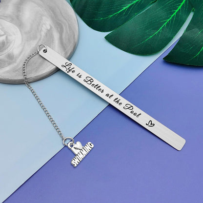 Swim Gifts for Women Bookmark Swimming Gift Pool Gifts for Women Swimmers Gift Swimming Gift for Swim Lover Swimming Coach Thank You Gift Swim Team Gift Swimmers Summer Gift Christmas Graduation Gift