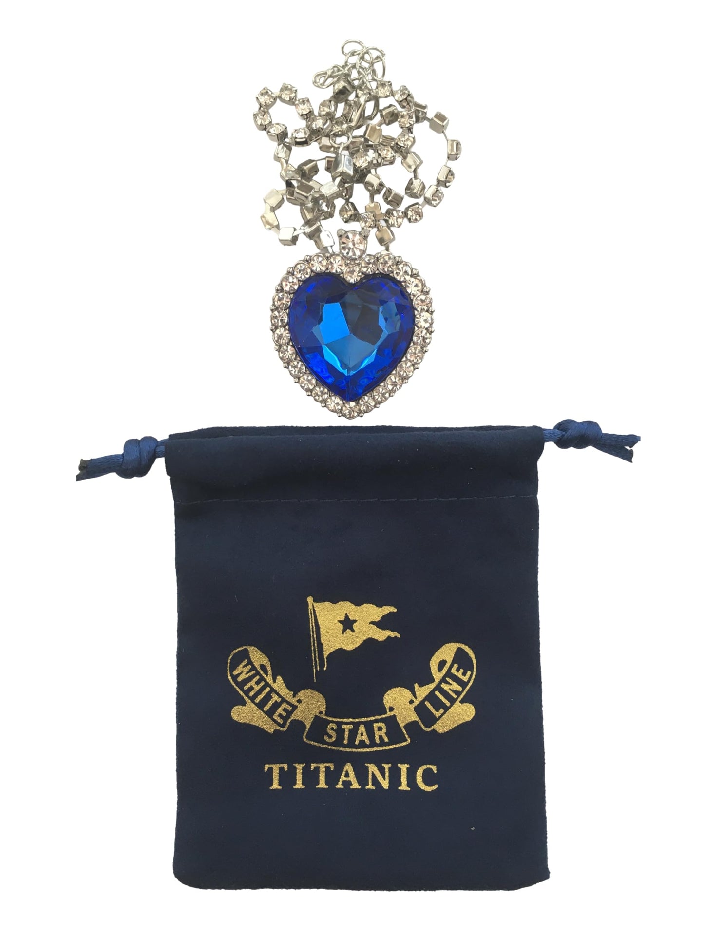 Titanic Heart of the Ocean Necklace Pendant