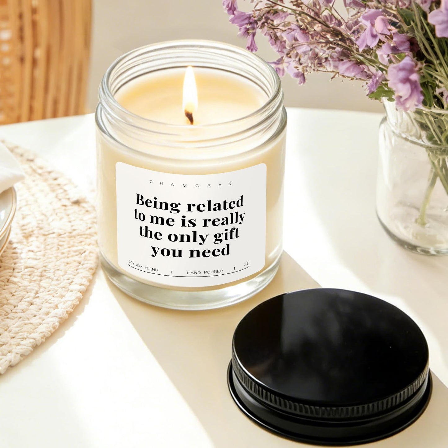 Funny Gifts for Sister Brother, Brothers Birthday Gift from Sisters Meaningful Candles National Siblings Day Gift Idea for Cousin