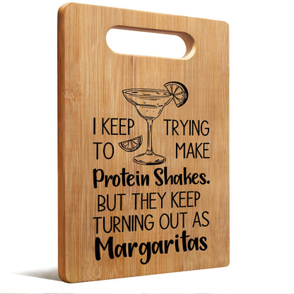 Lacama Margarita Gifts Cutting Chopping Boards for Kitchen, Cocktail Gifts for Women Cocktail Lovers, Margaritas Decorative Bamboo Cutting Board
