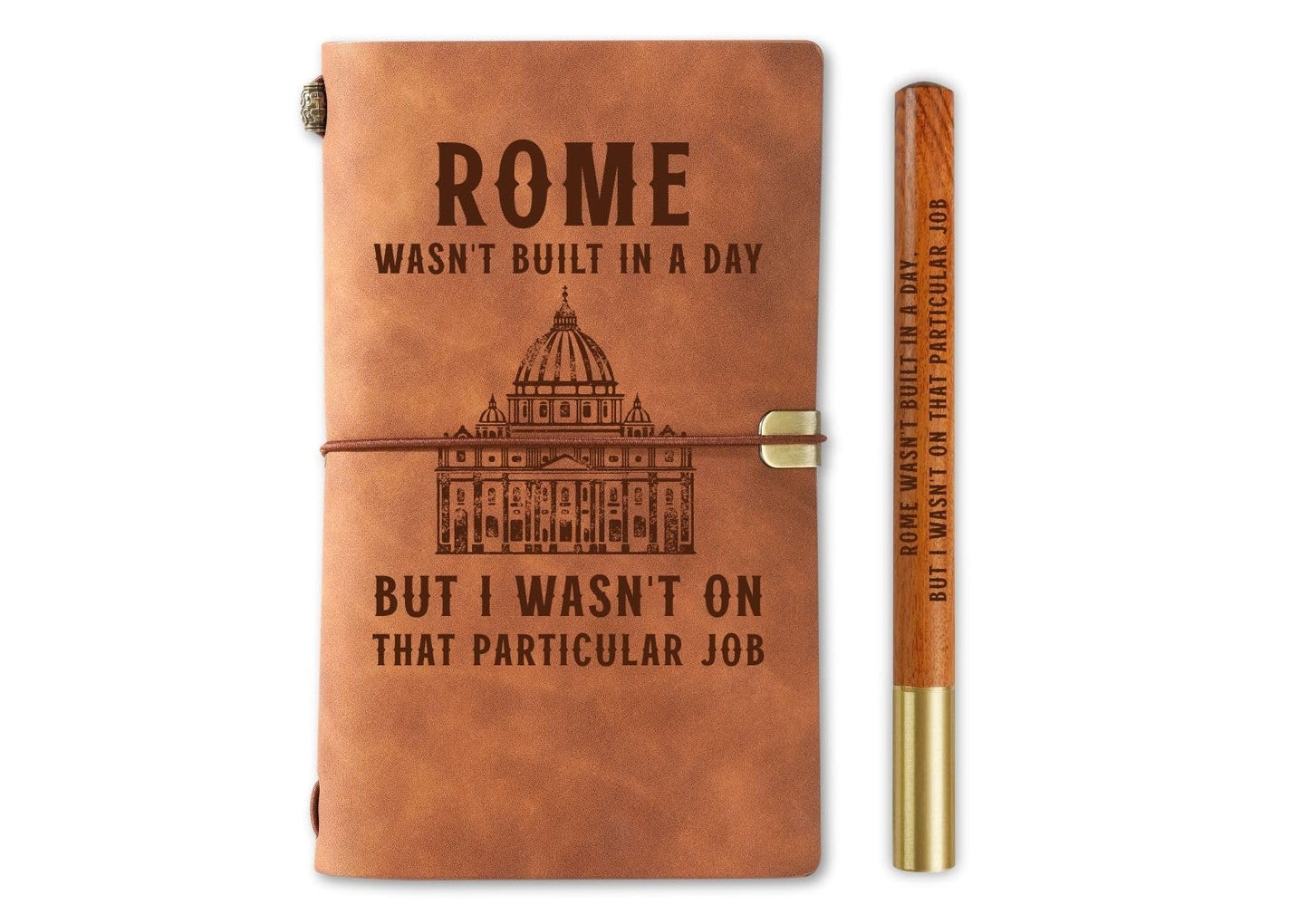 InnoBeta Construction Worker Gifts Journal Notebook, Gifts for Construction Workers on Christmas, Birthday, Sketchbook, Travel Diary, Lined Planner, Faux Leather, 7.8 * 5 Inches