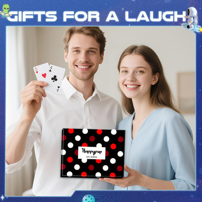 HAPPYPOP Gifts for Horror Movie Lover - Scary Movie Stock Market Poker Socks for Men Women