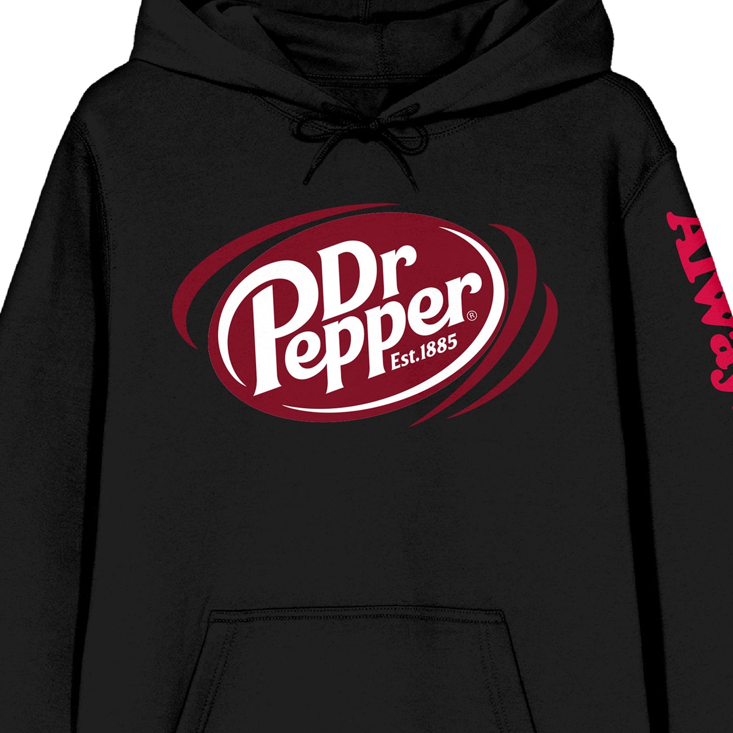 Packed Party Dr Pepper Always One Of A Kind Long Sleeve Women's Black Hooded Sweatshirt