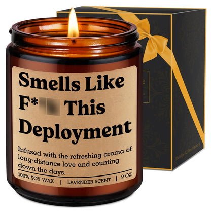 Fairy's Gift Candle, Deployment Gifts, Military Deployment Gifts, Long Distance Relationship Ideas, Mothers Day Funny Presents for Deployed Military Soldier, Army Wife, Navy Girlfriend, Spouse Mom BF