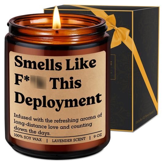 Fairy's Gift Candle, Deployment Gifts, Military Deployment Gifts, Long Distance Relationship Ideas, Mothers Day Funny Presents for Deployed Military Soldier, Army Wife, Navy Girlfriend, Spouse Mom BF