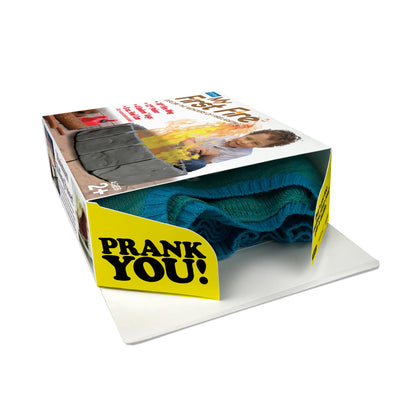 Prank-O My First Fire Prank Gift Box – Funny Empty Gag Gift Packaging for White Elephant, Christmas & Office Parties, Hilarious Joke Gift Box to Hide Real Presents for Friends & Family
