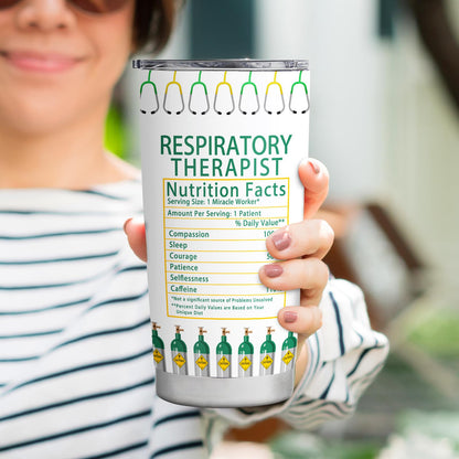 Respiratory Therapist Gifts Tumbler,RT Week Gifts,Gift for Rt On Respiratory Care Week,Travel Coffee Tumbler Mug 20oz