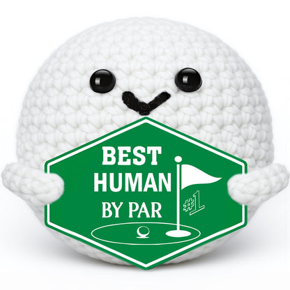 Golf Gifts for Men Fathers – Fathers Day Father's Day Funny Crochet Golf Ball Accessories Birthday Positive Graduation Gift for Him Boys Boyfriend Son Golfers Coworker Male Grandpa Women