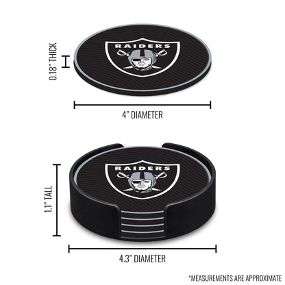 Rico Industries NFL Football Classic Favorites: PVC Coaster Set (4-Pack)