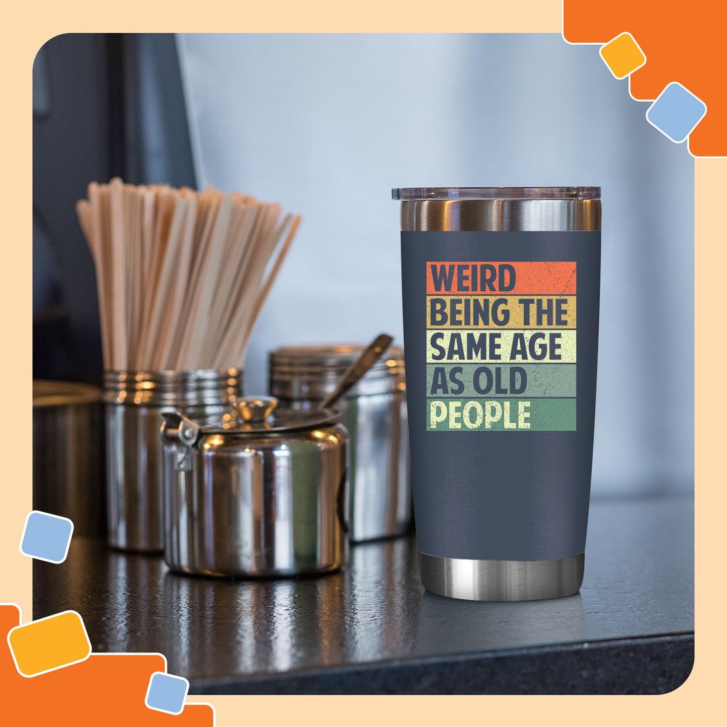 NewEleven 40th Birthday Gift For Men Women - 1986 40th Birthday Decorations For Him, Her - Turning 40-40 Year Old Gifts For Man, Woman, Mom, Dad, Wife, Husband - 20 Oz Tumbler