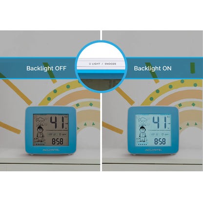 AcuRite What-to-Wear Weather Station with Alarm Clock, Time, Date, and Wireless Outdoor Sensor for Hyperlocal Forecast and Outdoor Temperature (00777)