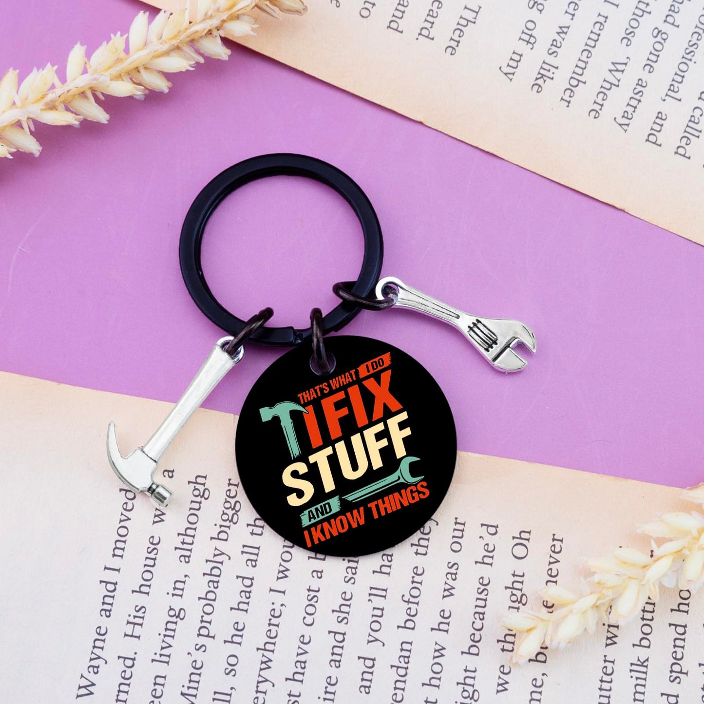 Gift For Men Dad Maintenance Man Mechanic Gift For Men Construction Worker Engineer Husband Grandpa Handyman Carpenter Keychain Mens Dad Gifts For Birthday Mens Valentine Father's Day Gift