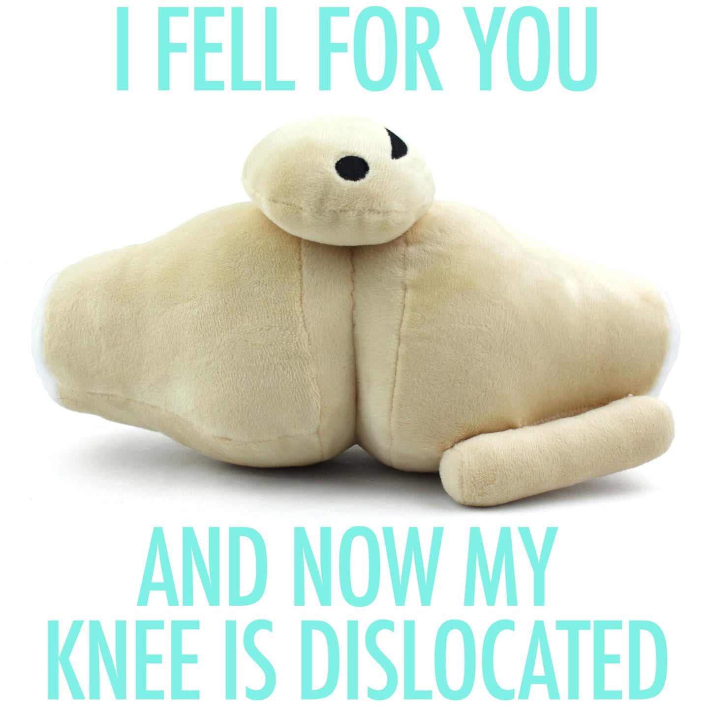 I Heart Guts Knee Joint Plush - 12" Cute Educational Organ Toy for ACL Tears & Knee Replacement - Funny Get Well Recovery Gift for Ortho Nurse Patients Athletes & Medical Student STEM Anatomy Plushie