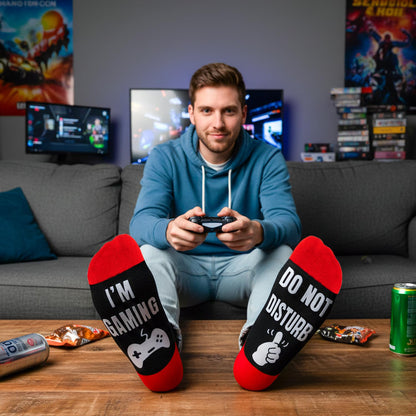 Bebila Fathers Day Dad Gifts for Husband Grandpa Father Mothers Day Socks from Daughter Son Wife Gamer Gifts Funny Socks