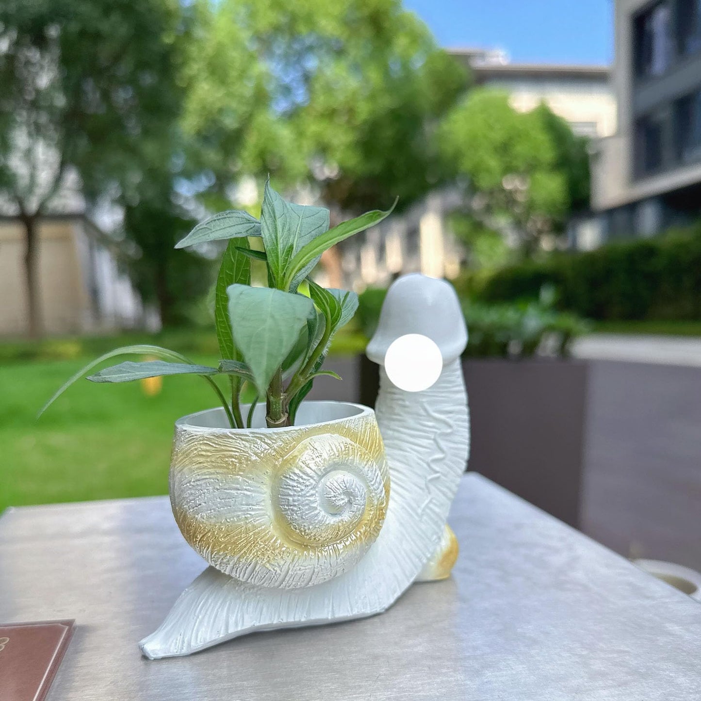 Snail Planter Penis Planter Penis Plant Snail Flower Pot Indoors and Outdoors Resin Fun Flower Pot Mischievous Joke Gift
