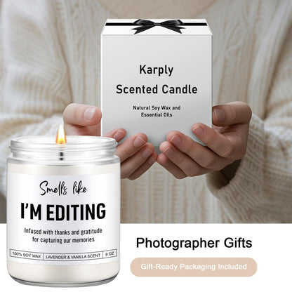 Candle, Photography Gifts for Photographers Men, Women, Photographer Gifts, Graduation, Cool Funny Presents for Photographers, Wedding, Camera Lovers, Videographer, Video Editor, Film Maker
