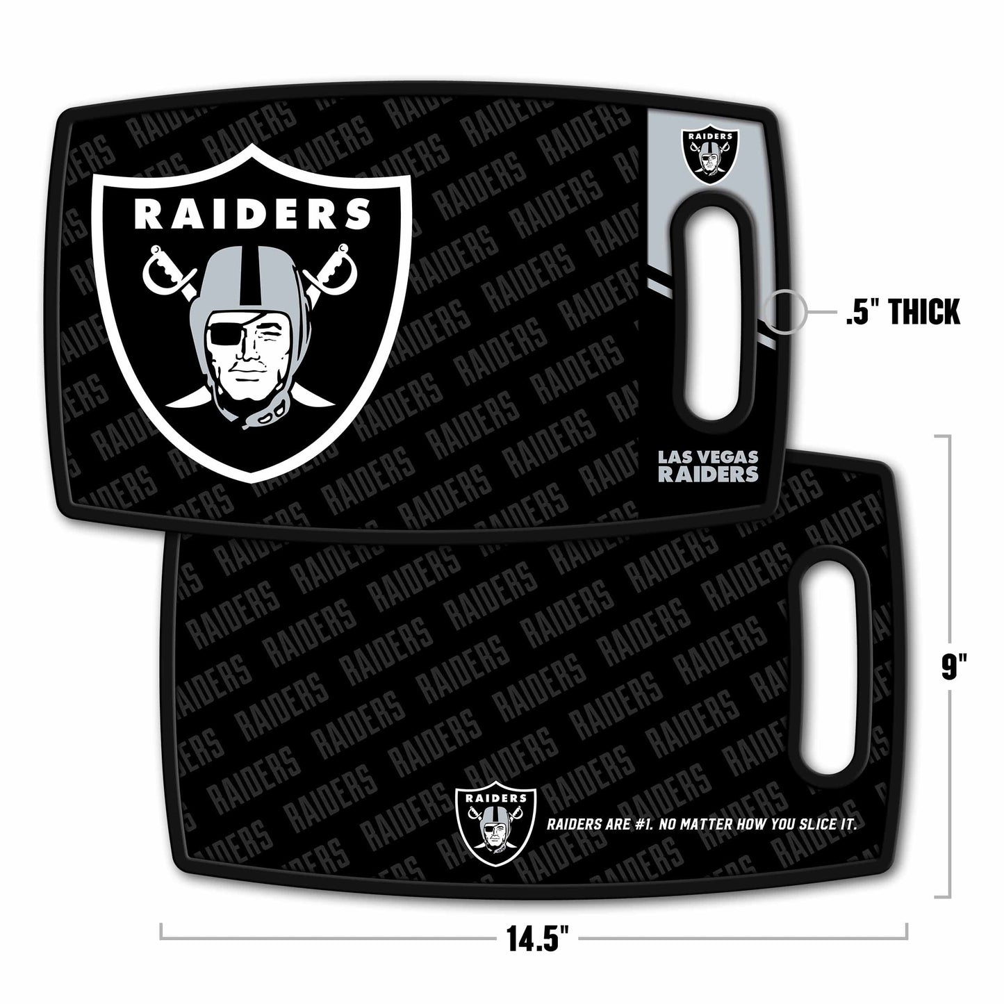 YouTheFan NFL Las Vegas Raiders Logo Series Cutting Board