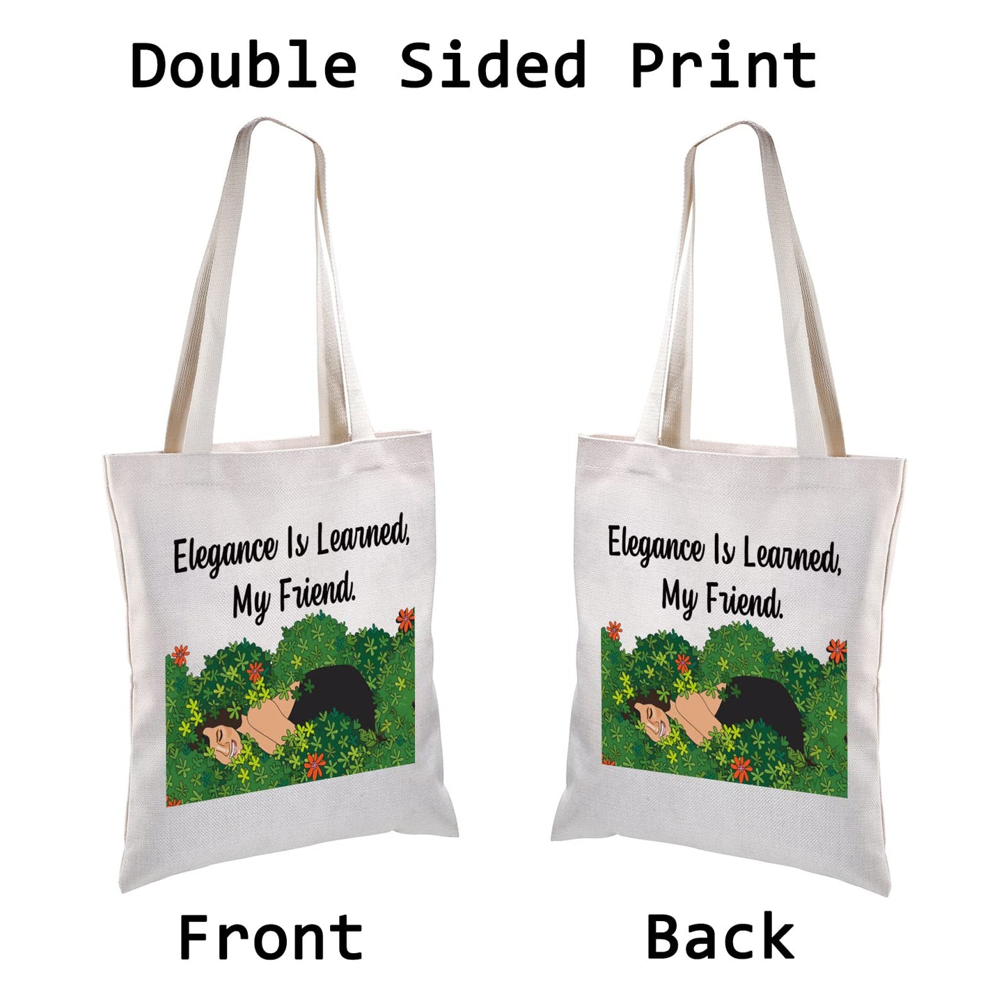 BLUPARK RHONY Inspired Shopping Bag Elegance Is Learned Tote Bag Real Housewife Gift