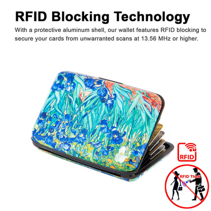Credit Card Holder Small RFID Blocking Wallet Business Metal Slim Mini Aluminum Hard Case for Women Men