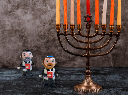 Diabolical Gifts DP1275 Racing Rabbis - Shavuot Gifts, Star of David, Jewish Gifts for Women, Joke Gifts for Men, Hanukkah Gifts, Funny Religious Gifts, Friday Night Dinner Gifts