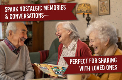 Nostalgic Trivia for Seniors: Relive Your Golden Memories From the 1950s to 1990s! Large Print Trivia, Fun Facts & More