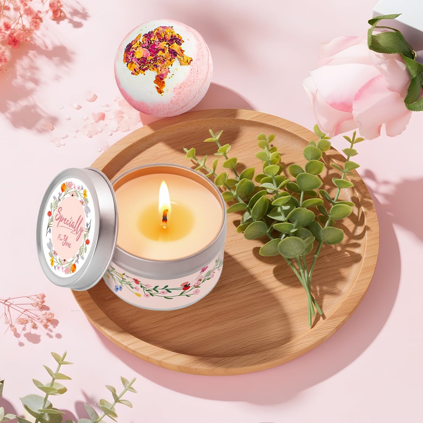 Mothers Day Gifts for Mom Wife Grandma, Unique Birthday Gifts for Women, Care Package Get Well Soon Gift, Relaxing Spa Gift Baskets, Thinking of You Gifts for Mom, Wife, Sister, Best Friend