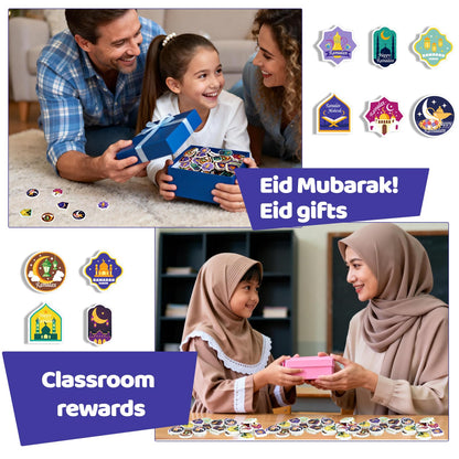 60 Pcs Ramadan and Eid Gifts Erasers Bulk, Eid Mubarak Gift Erasers for Boys and Girls, Ramadan Islamic Gifts for Eid Party Favors Supplies Classroom Activities Rewards Goodie Bag Stuffers