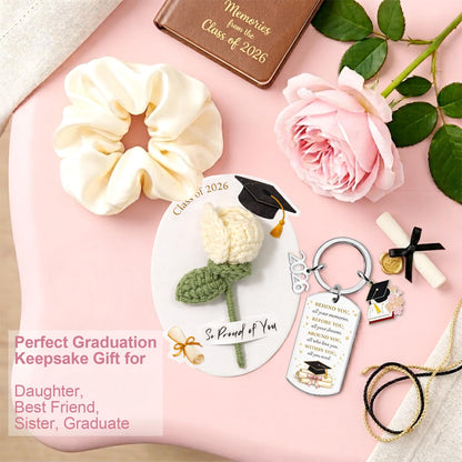 MHSMHL Graduation Gift for Her 2026, College High School Graduation Gifts, Class of 2026 Graduation Gift Box Set for Girls Women Daughter Sister Best Friend, Pink Grad Gifts