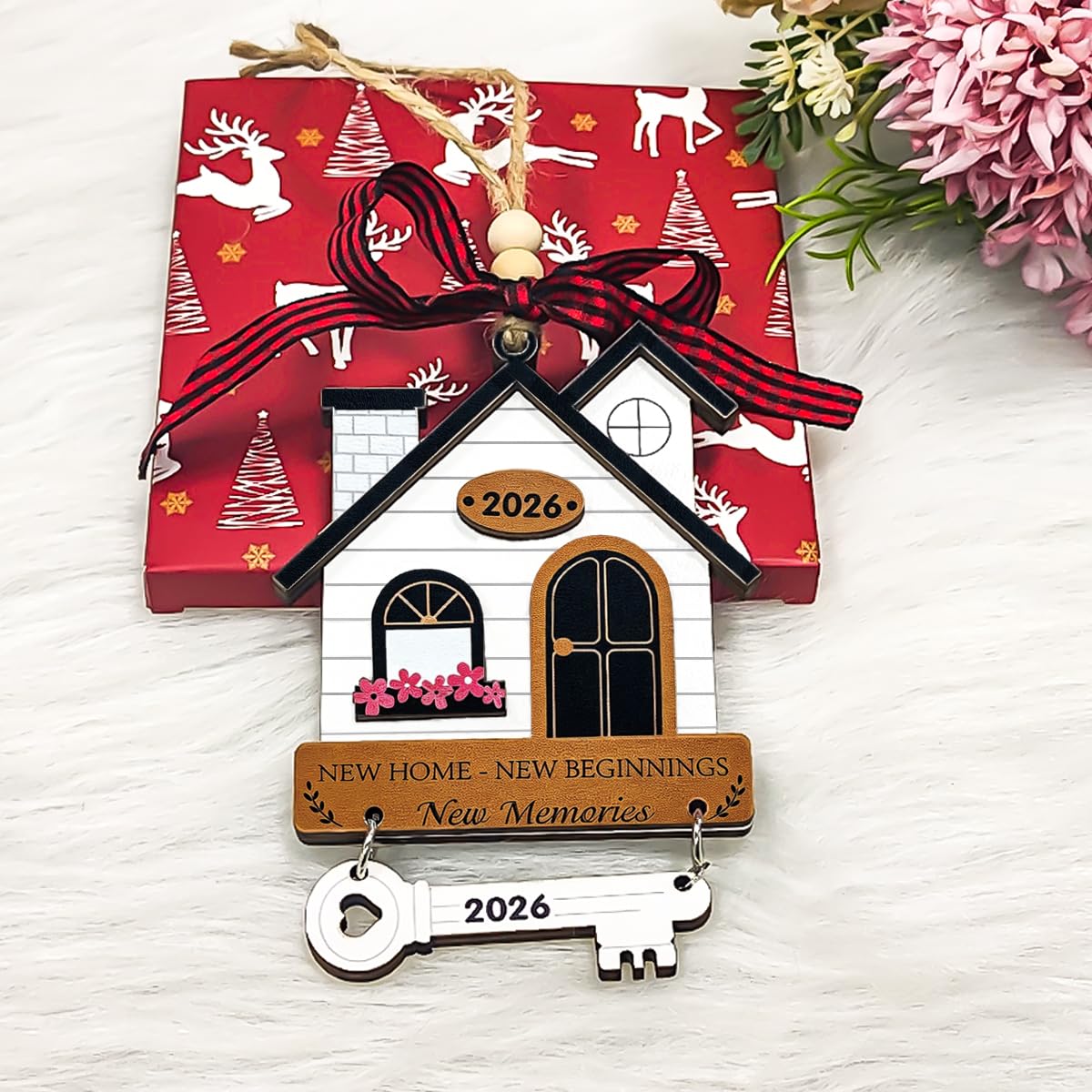House Warming Gifts New Home, Housewarming Gifts for Women, Couple, Homeowners, House Gift Ideas - New Home Ornament 2026, First Home Ornament 2026