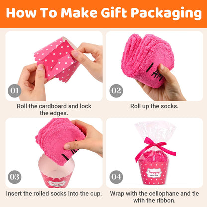 HAPPYPOP Birthday Gifts for Women - Socks for 36 37 38 39 40 Year Old Woman Her