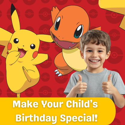 Unique Pokemon Goodie Bags | 16 Count | Plastic Party Favor Bags - Pokemon Birthday Party Decorations and Supplies, includes Checklist | Officially Licensed