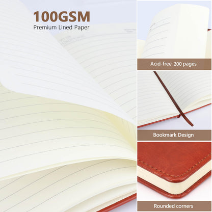 JOHSBYD A-rmy Gifts for Men A-rmy Leather Journal Notebook Military Deployment Gifts Army Graduation Gifts Retired Veteran Gift Military Gifts for Veteran Soldiers (Army-Journal)