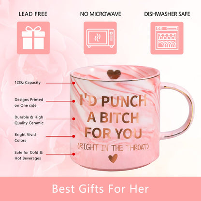 Ulrhpc Mothers Day Mom Gifts for Mom Wife from Daughter Son, Birthday Gifts for Women Her Girlfriend Sisters Friends, 12 OZ Funny Coffee Mug, Valentines Galentines Day Christmas Stocking Stuffers