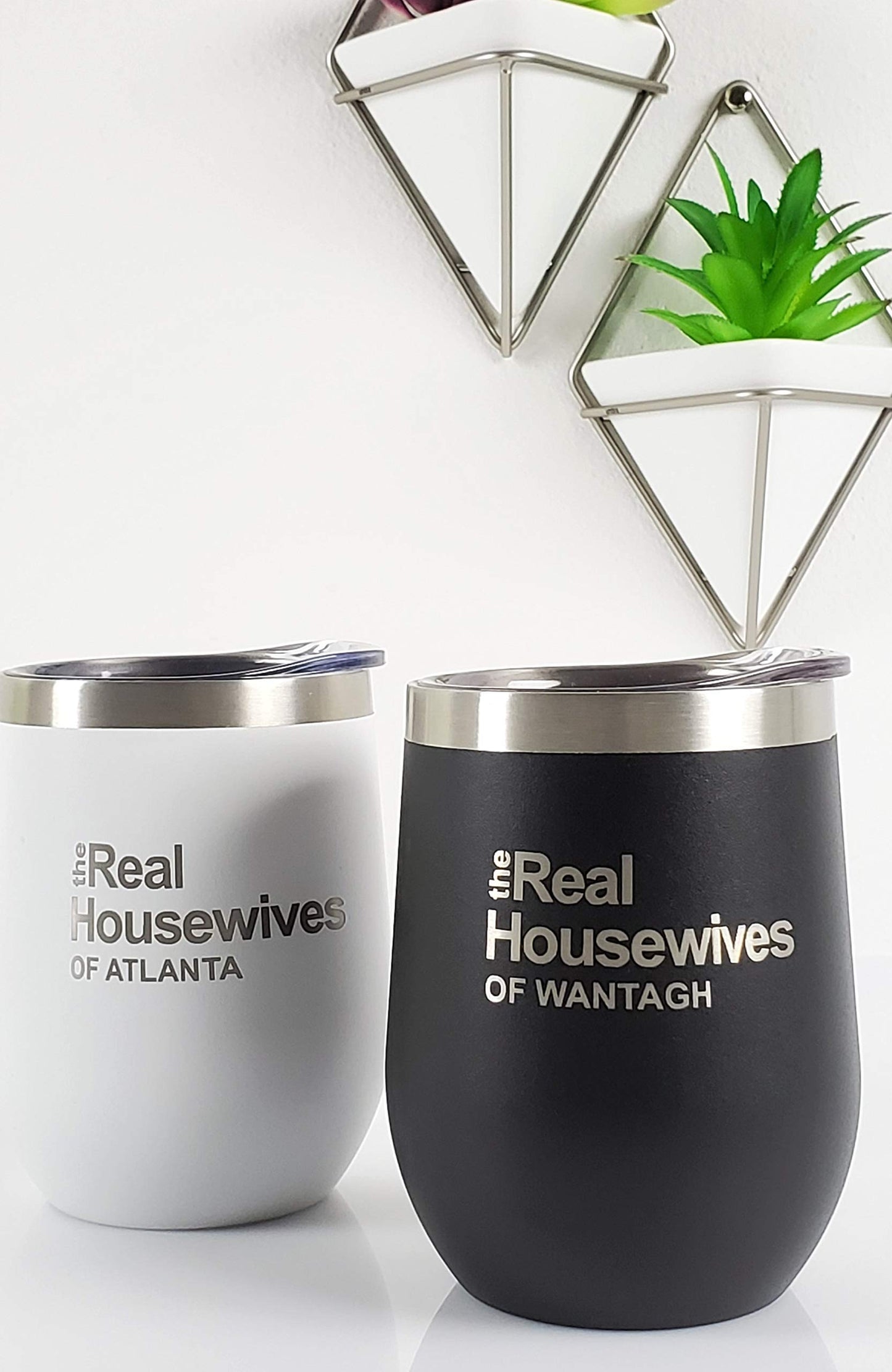 The Real Housewives of Your City Vacuum Insulated Wine Tumbler with Lid