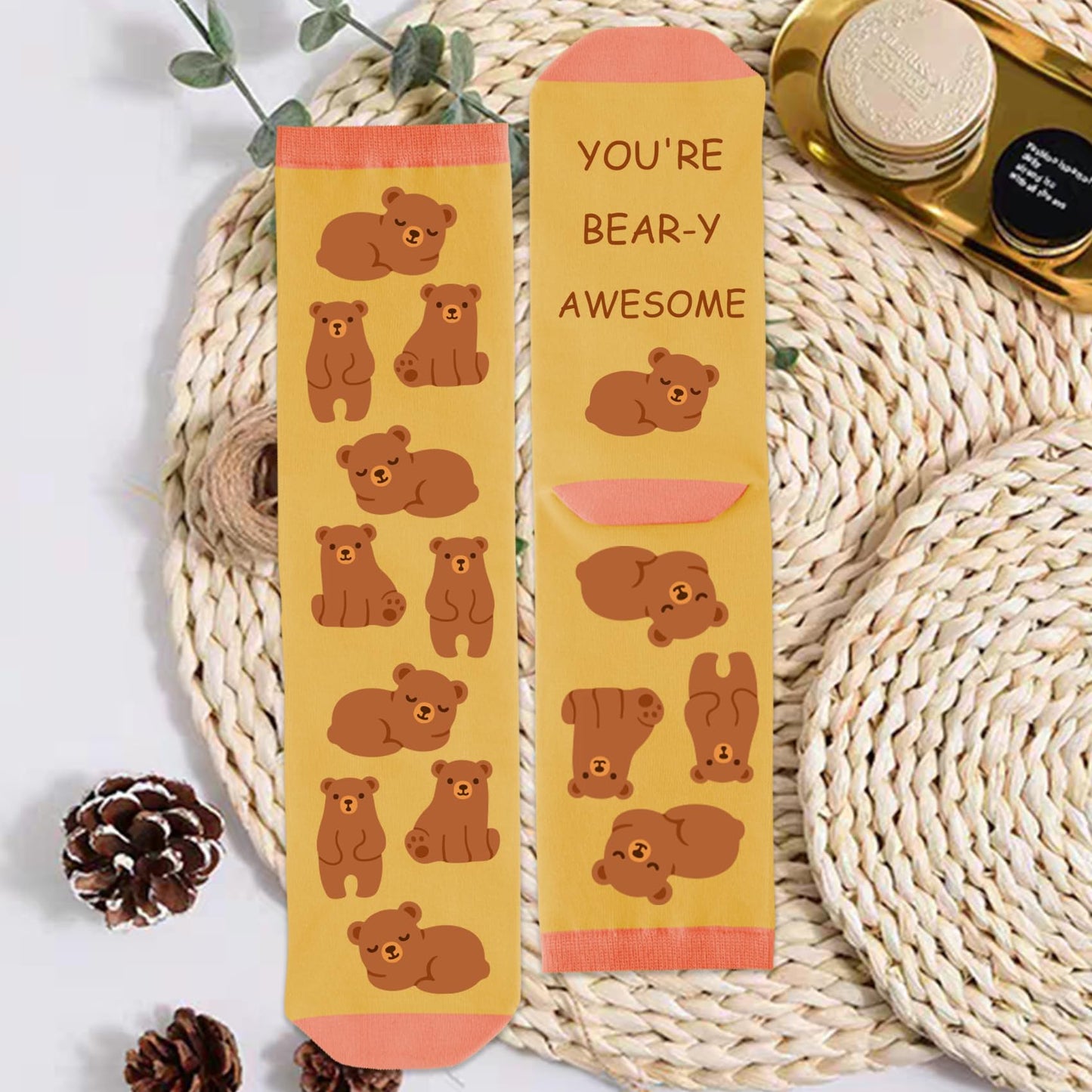 Inspirational Gifts - Animal Print Gifts for Women,Motivational Animal Lover Gift for Boys Girls Women Men Socks