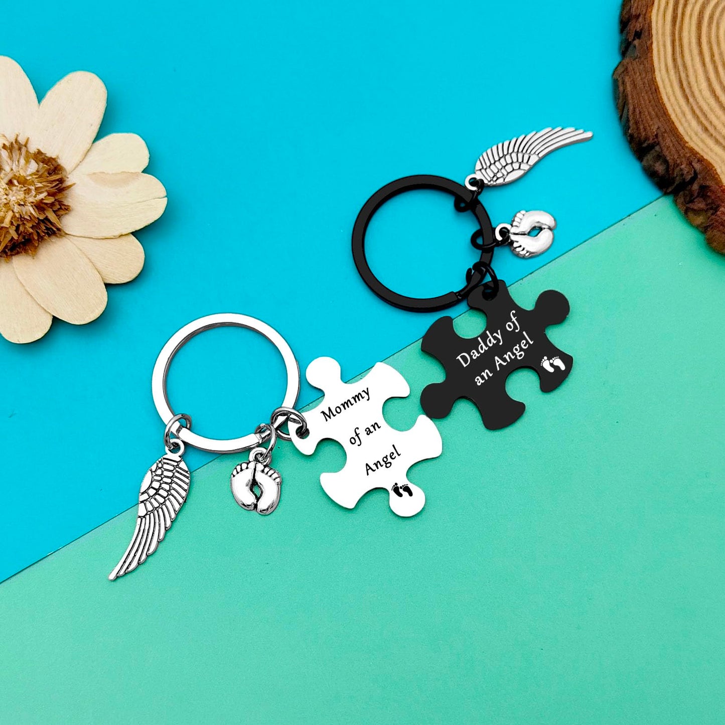Dabihu Loss Memorial Keychain Loss of Baby Memorial Gift Sympathy Gift for Infant Lost Pregnancy Baby Miscarriage Jewelry Remembrance Grieving Gifts Sympathy Gifts for Parent Miscarriage Keepsake