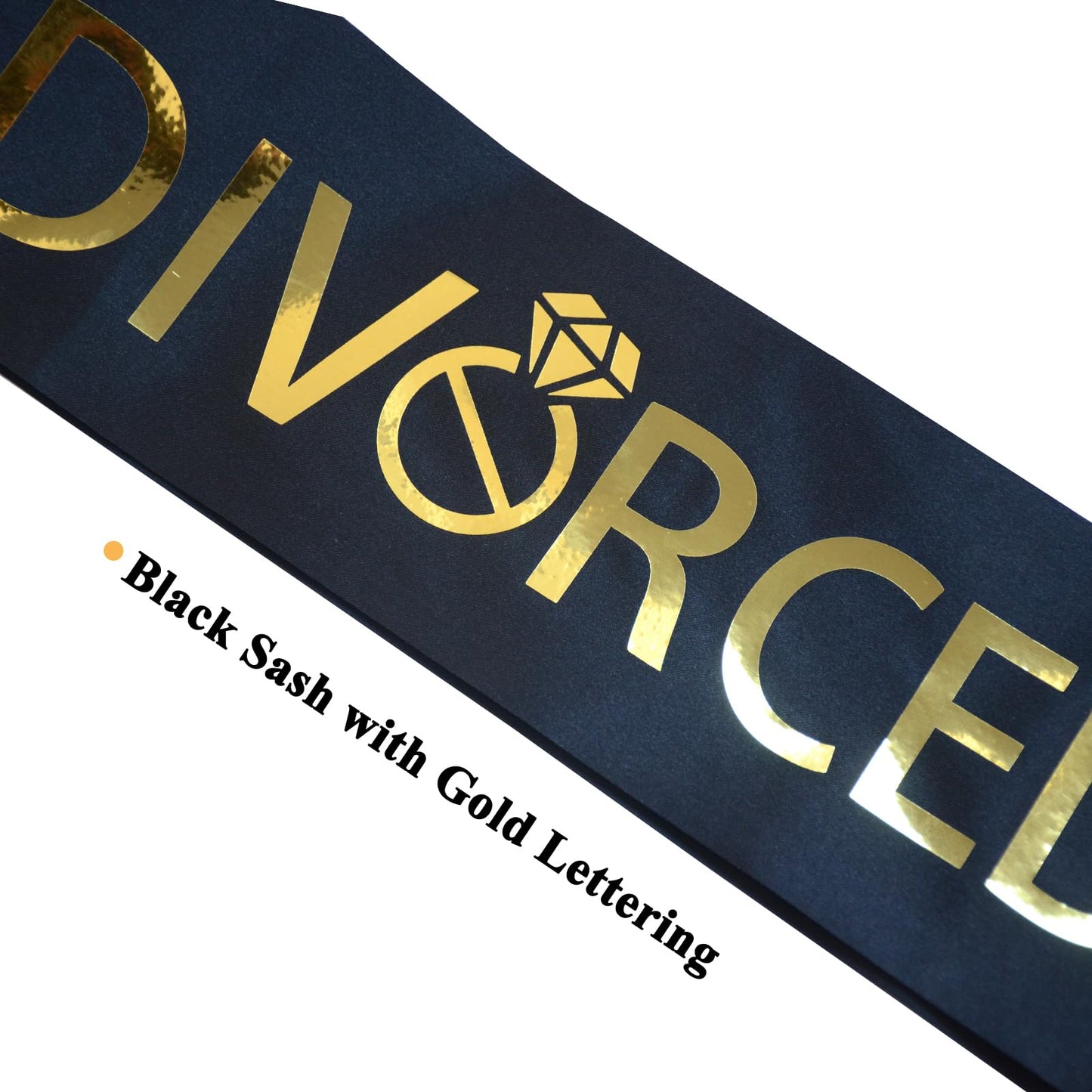 Divorced AF Party Sash, Finally Divorced Sash for Finally Done, Newly Unwed, Free At Last Single Women, Break-up Gift for Her (1)
