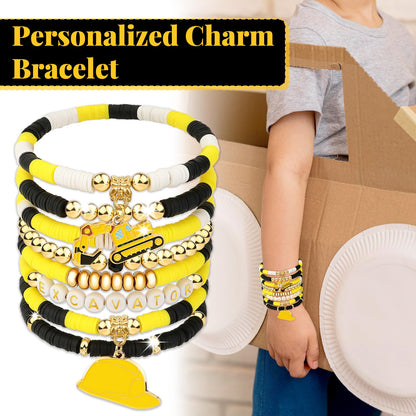 Bracelet for Boyfriend, Construction Worker Bracelet for Men, Construction Gifts for Him, Meaningful Adjustable Bracelet, Valentine’s Day Gift for Boyfriend, Dad, Husband, Son, Grandson, Brother