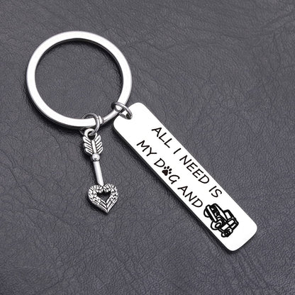 Wrangler SUV Lover Gift Keychain - Dog Mom SUV Keychain