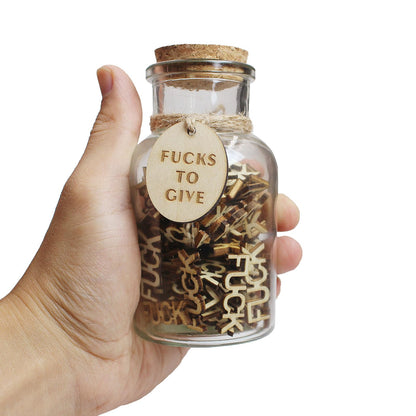 fuck jar funny gifts for Him, her boyfriend and girlfriend Colleagues, bosses, office desk decor- Stocking Stuffers for Christmas,Birthday,Thanksgiving Day decorative bottle Gag Presents
