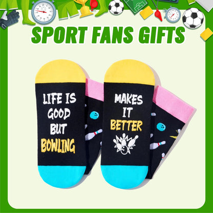 Zmart Funny Socks - Cheerleader Tennis Swimming Hiking Running Gifts for Girls
