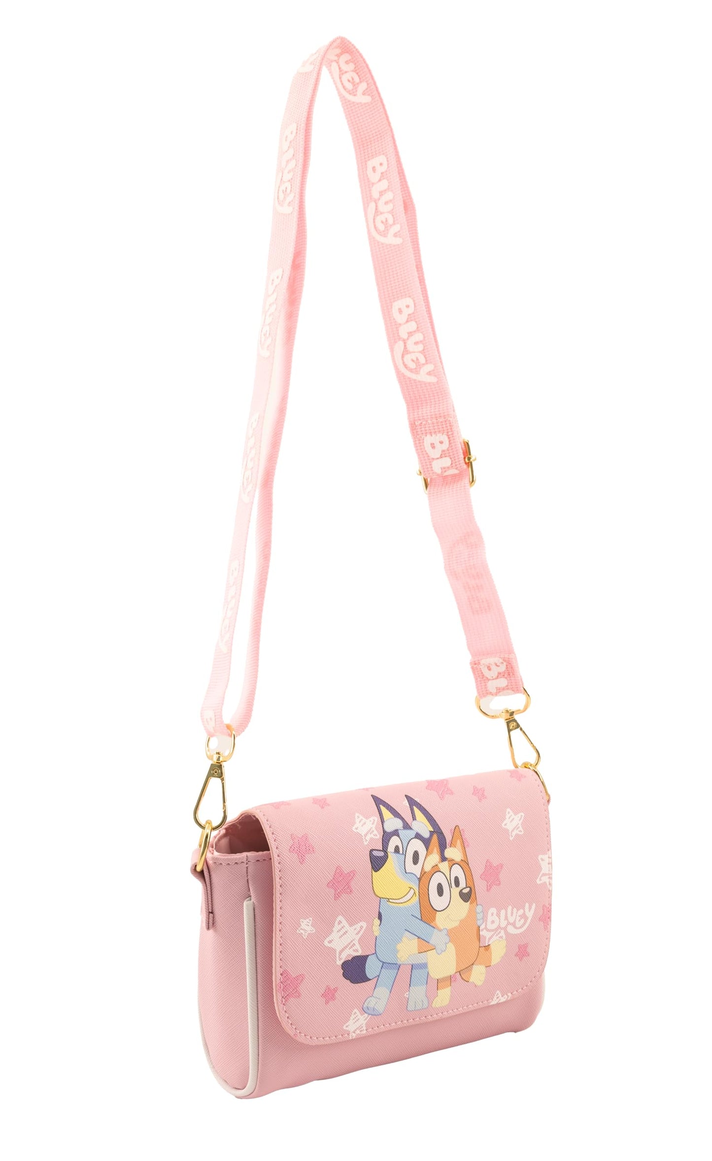 Bluey Purse for Girls | Official Bluey Crossbody Handbag with Adjustable Strap & Magnetic Flap | Toddler Purse, Preschool Handbag, Small Crossbody Shoulder Bag, Mini Purse for Kids Ages 3 and Up