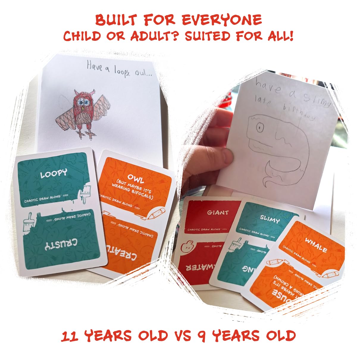 110 Drawing Prompt Cards, Creative Sketch Game with 105 Unique Prompts and 5 Blank Cards for Artists, Families, Classrooms and Party Games