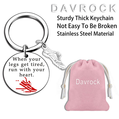 Track and Field Gifts for Runners Keychain Running Accessories for Men Cross Country Gift Running Gifts for Runners